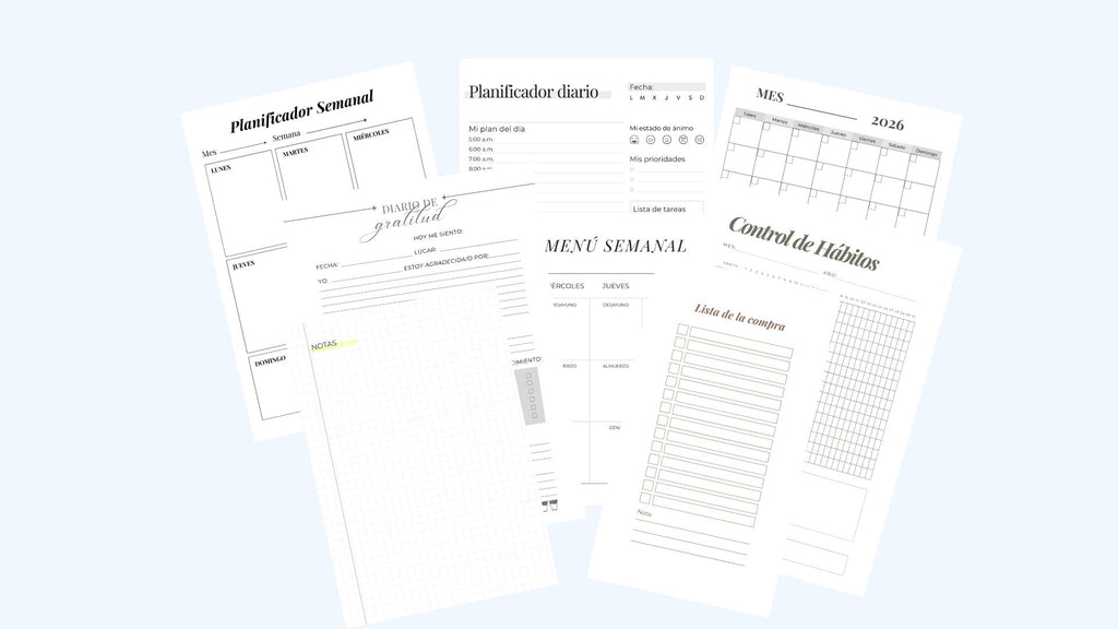 Pack organización - Descargables e imprimibles