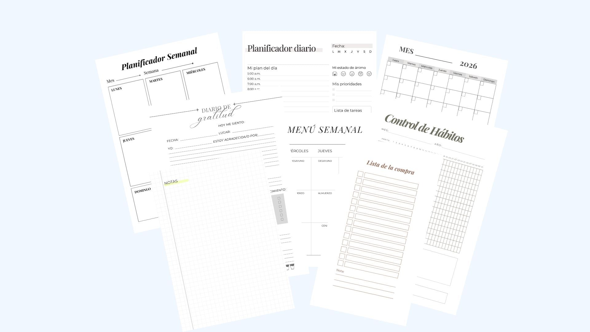 Pack organización - Descargables e imprimibles