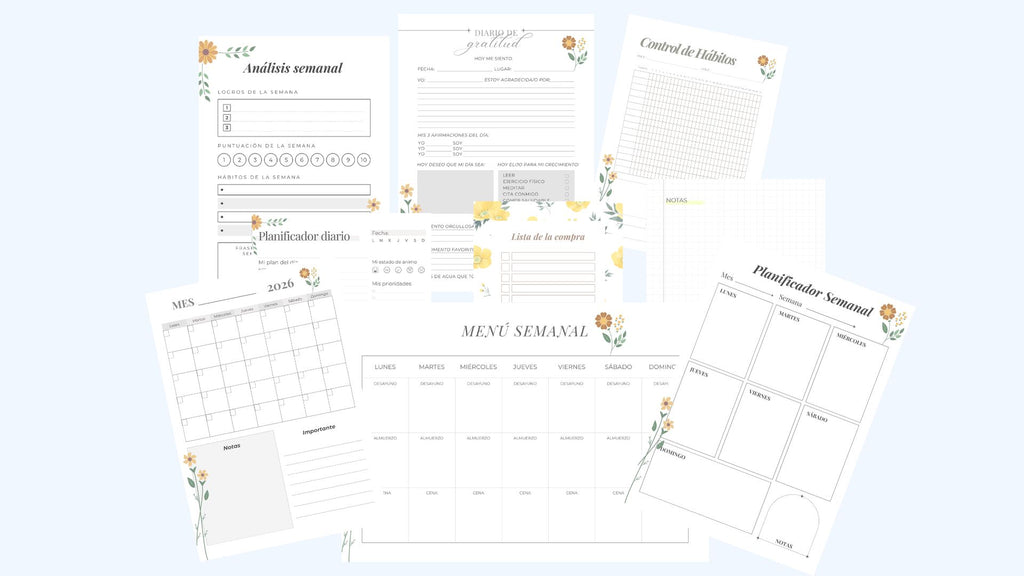 Pack organización - Descargables e imprimibles