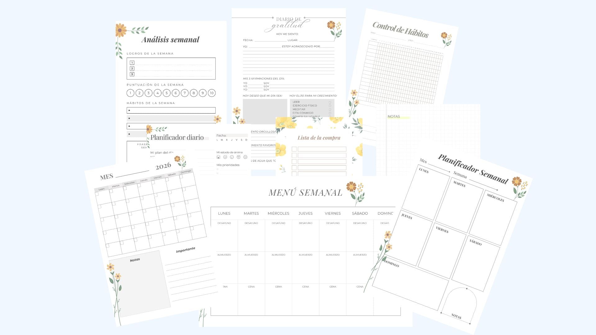 Pack organización - Descargables e imprimibles